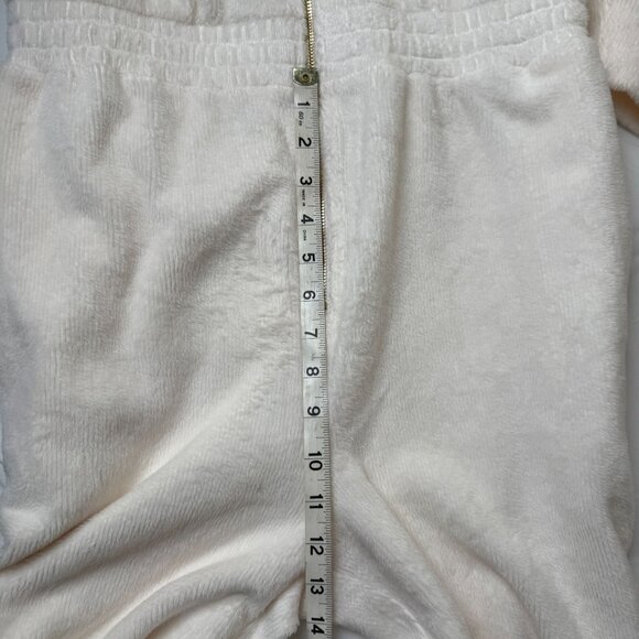 Fabletics Cozy Cord Zip Women L Bone Jumpsuit With Elastic Waist All Day Comfort - Picture 5 of 10